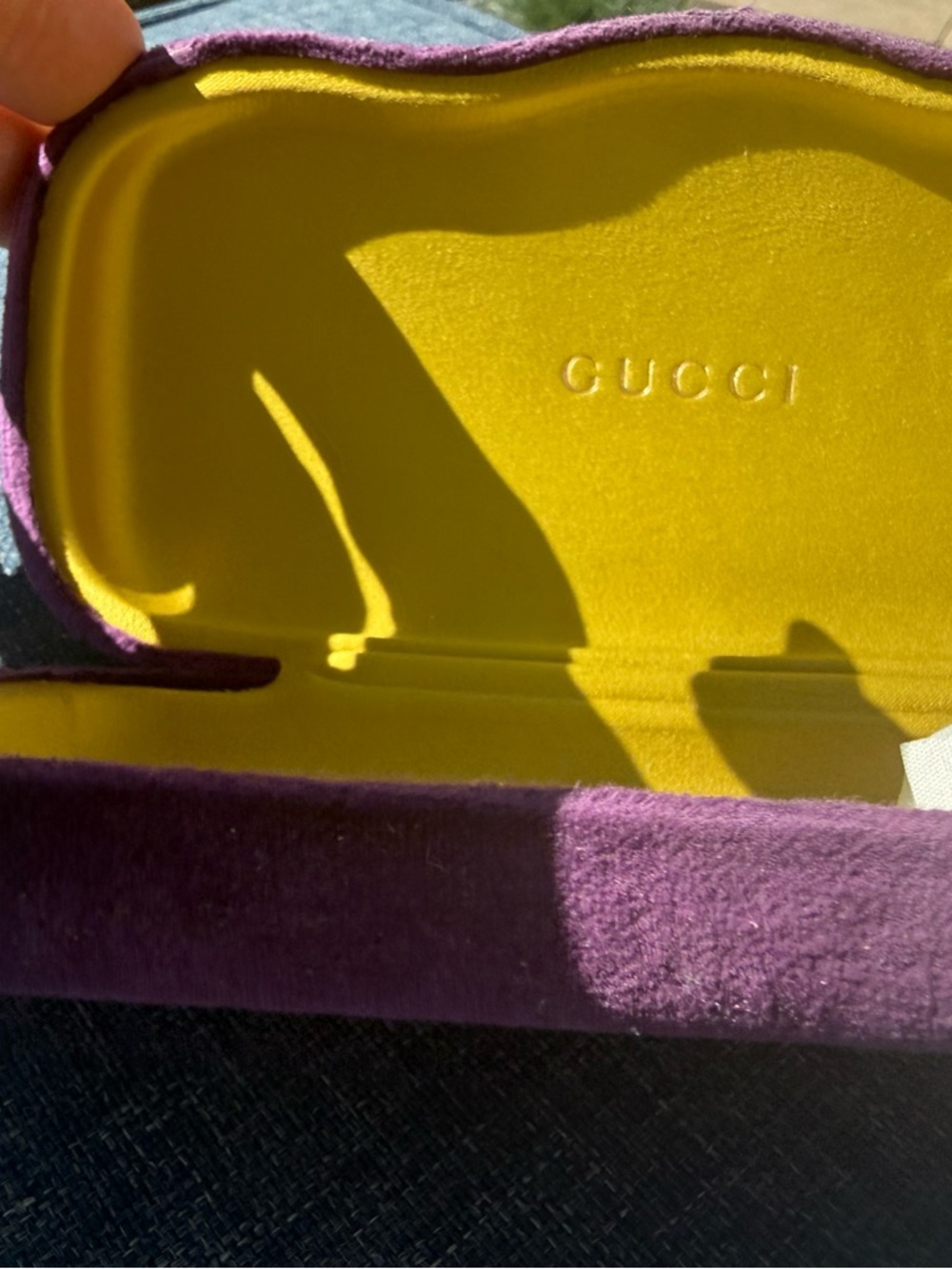 GUCCI Gold Frame Aviator Sunglasses with Brown Lenses ❤️ - Picture 11 of 15